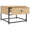 vidaXL Coffee Table Sonoma Oak 51x51x40 cm Engineered Wood