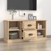 vidaXL TV Cabinet Sonoma Oak 99.5x35.5x48 cm Engineered Wood