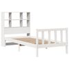 vidaXL Bookcase Bed without Mattress White 90x200 cm Solid Wood Pine