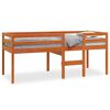 vidaXL High Sleeper Bed without Mattress Wax Brown 80x200 cm Solid Wood