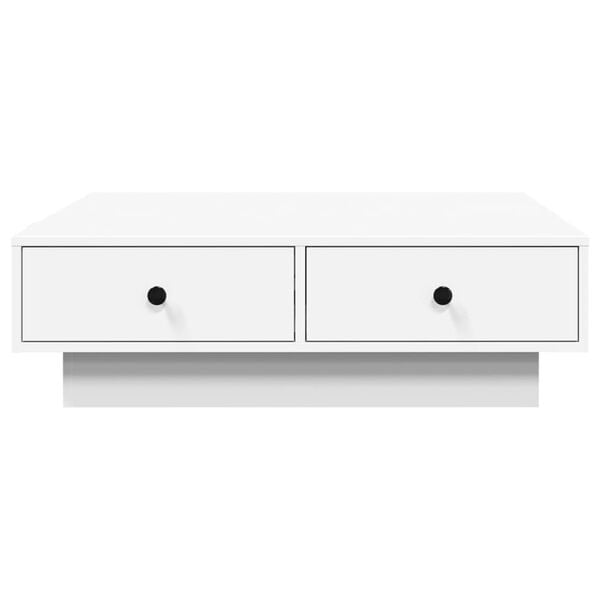 vidaXL Coffee Table White 90x90x28 cm Engineered Wood