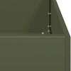 vidaXL Planter Olive Green 40x80x40 cm Cold-rolled Steel