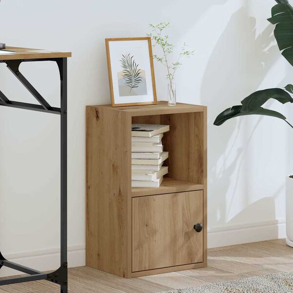 vidaXL Bookcase Artisan Oak 31x24x52 cm Engineered Wood