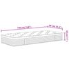 vidaXL Pocket Spring Mattress Medium 90x190 cm Single Size