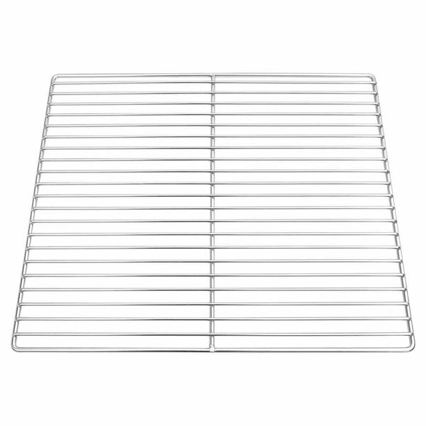 vidaXL Grill Grate Silver 45 x 40 cm Stainless Steel