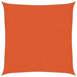 vidaXL Sunshade Sail 160 g/m&sup2; Orange 2.5x2.5 m HDPE