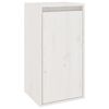 vidaXL TV Cabinets 2 pcs White Solid Wood Pine