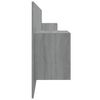 vidaXL Bed Headboard with Cabinets Grey Sonoma Engineered Wood