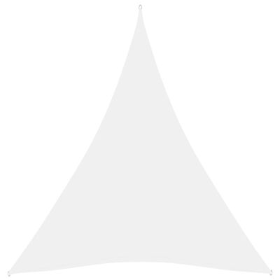vidaXL Sunshade Sail Oxford Fabric Triangular 3x4x4 m White