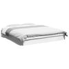 vidaXL Bed Frame without Mattress White 150x200 cm Engineered Wood