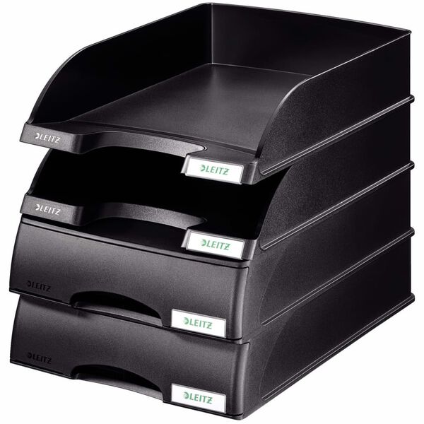 Leitz Plus Letter Tray Drawer Unit Black
