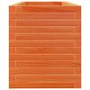 vidaXL Garden Planter Wax Brown 110x40x45.5 cm Solid Wood Pine