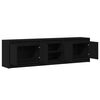 vidaXL TV Units 2 pcs Black 180 x 34 x 50 cm Engineered wood