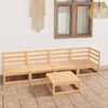 vidaXL 5 Piece Garden Lounge Set Solid Wood Pine