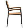 vidaXL Garden Chair 4 pcs Brown 56 x 57 x 87cm Solid Acacia wood