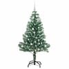 vidaXL Artificial Christmas Tree Snow Flocked with LED Light 150 cm