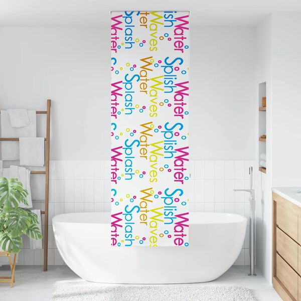 vidaXL Shower Roller Blind 80x240 cm Fabric Width 76 cm