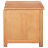 vidaXL Storage Box Natural 50 x 45 x 45 cm Engineered Wood and Oak
