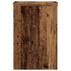 vidaXL Plant Stands 2 pcs Old Wood 25x25x35 cm Engineered Wood