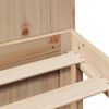 vidaXL Bookcase Bed without Mattress 200x200cm Solid Wood Pine