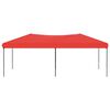 vidaXL Folding Party Tent Red 3x6 m