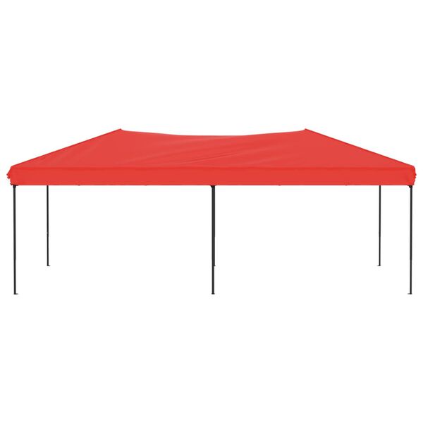 vidaXL Folding Party Tent Red 3x6 m