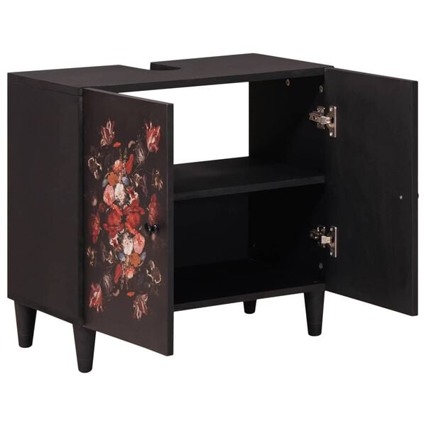 vidaXL Sink cabinet Multicolour 62 x 33 x 58 cm Solid Mango Wood