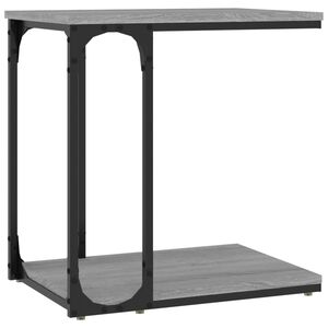 vidaXL Side Table Grey Sonoma 50x35x52 cm Engineered Wood