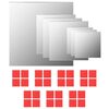 vidaXL Wall Mirror | Set of 7 | Transparent | Glass | Small | Decorative Inlays