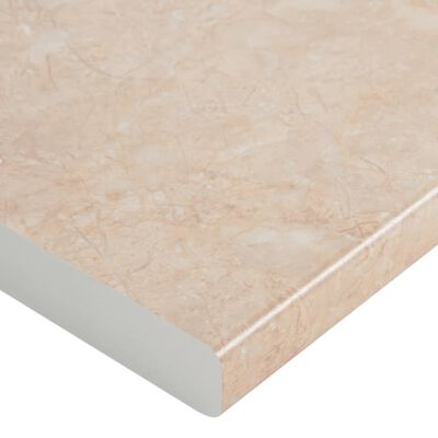 vidaXL Kitchen Countertop Beige with Marble Texture 40x60x2.8 cm Chipboard