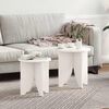 vidaXL Coffee Table 2 pcs White