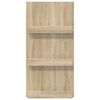 vidaXL Magazine Rack Sonoma Oak 51 x 11 x 102 cm Engineered Wood