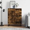 vidaXL Sideboard Smoked Oak 69.5x34x90 cm Engineered Wood