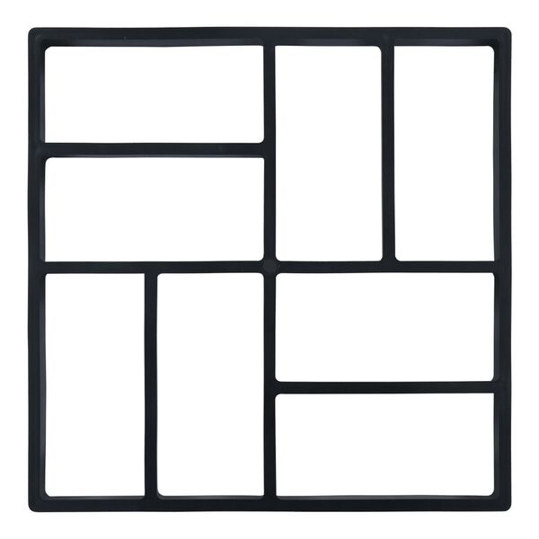 vidaXL Pavement Moulds 2 pcs 40x40x4 cm Plastic