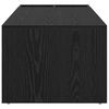 vidaXL Coffee Table Black Oak 101.5 x 50 x 37 cm Engineered Wood