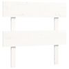 vidaXL Bed Frame without Mattress White 100x200 cm Solid Wood Pine