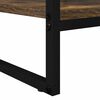 vidaXL Coffee Table Smoke Oak 80 x 50 x 40 cm Engineered Wood