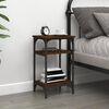 vidaXL Side Table Brown Oak 35x30x60 cm Engineered Wood