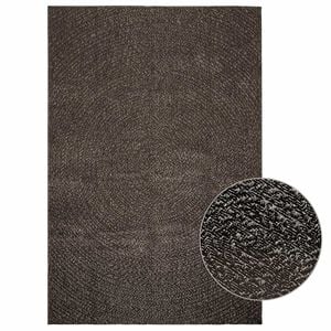 vidaXL Rug ZIZUR Anthracite 140x200 cm Jute Look Indoor and Outdoor