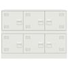 vidaXL Sideboard White 99x39x73 cm Steel