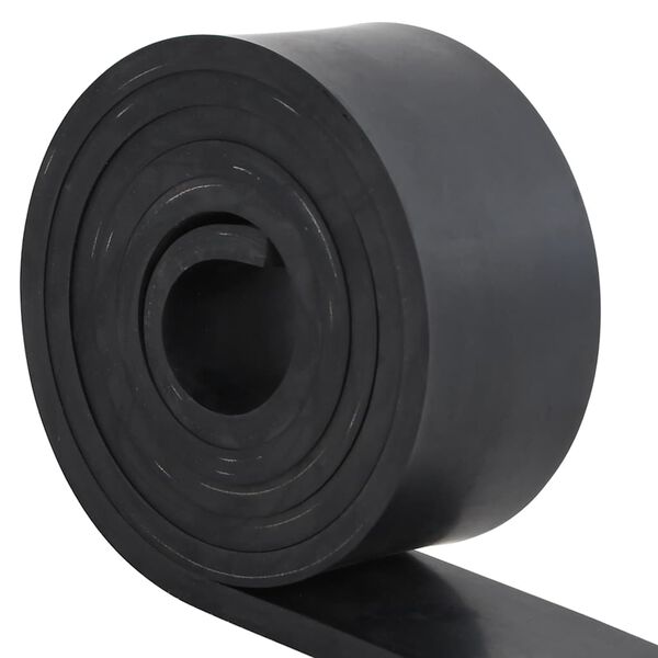 vidaXL Rubber Edge for Snow Plow Black 250x10x1 cm