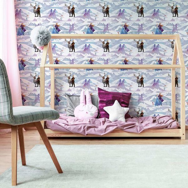Noordwand Wallpaper Kids @ Home Frozen Scene Purple