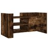 vidaXL TV Cabinet Smoked Oak 80x35x40 cm Engineered Wood