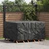 vidaXL Furniture Cover Plain Black 180 x 150 x 85 cm 600D