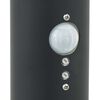 vidaXL Bollard Light with Sensor 80 cm Black IP44