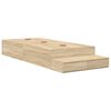 vidaXL Storage Bed Frame with Drawer Sonoma Oak 100 cm Engineered Wood