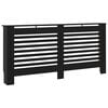 vidaXL Radiator Cover Black 172x19x81.5 cm MDF