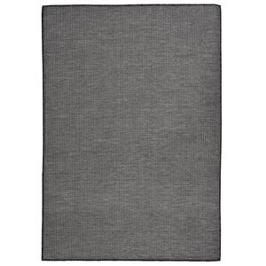 vidaXL Outdoor Flatweave Rug 160x230 cm Grey