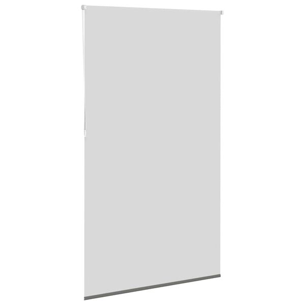 vidaXL Roller Blind Blackout Grey 125x210 cm Fabric Width 121.6 cm Polyester
