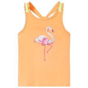vidaXL Kids' Tank Top Bright Orange 104